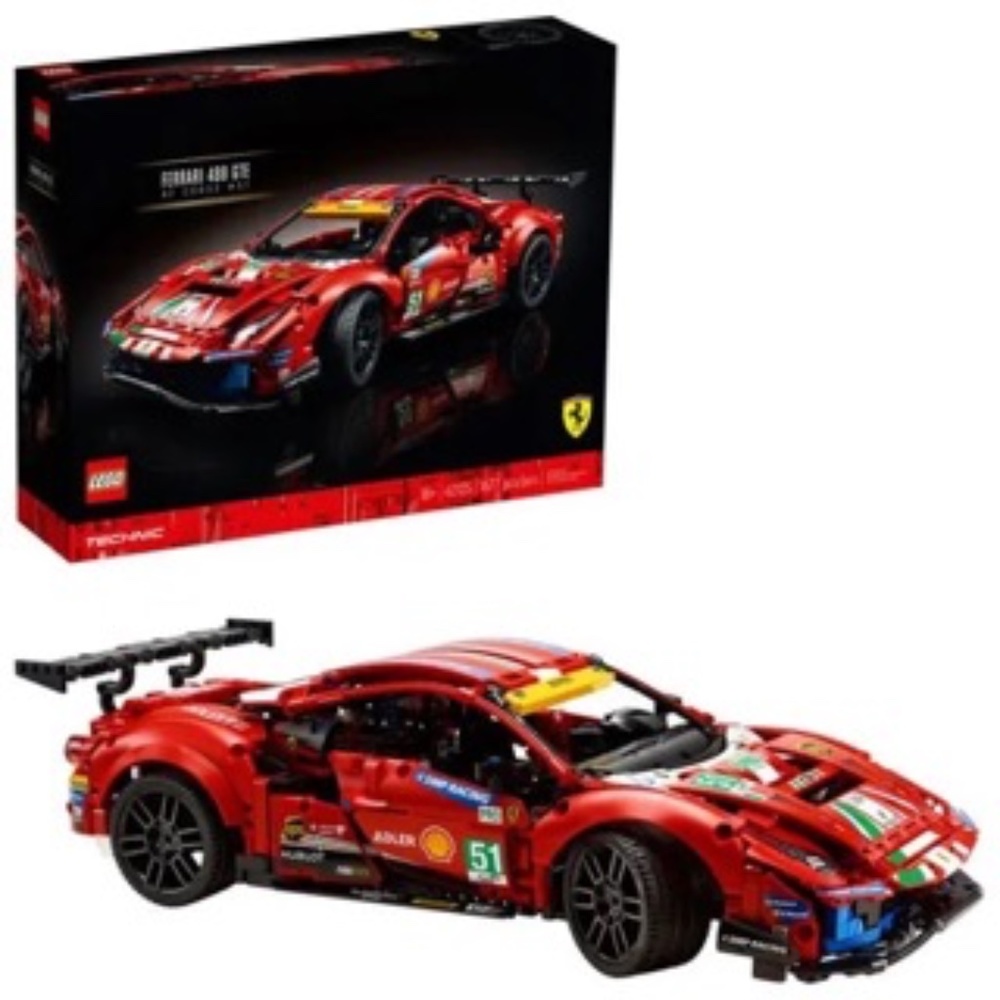 SOLD - LEGO Technic Ferrari 488 GTE AF Corse #51 42125
